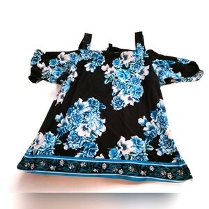 Floral Drop Shoulder Tank Top